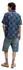 Jack & Jones JPRBLULYON Print Dobby S/S Shirt Kurzarmhemd Relaxed Fit (12291968) sky captain aop