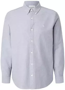 Calvin Klein Long Sleeve Shirt Button-Down Collar (56550621) dark sapphire