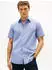 Tommy Hilfiger Flex Poplin Houndstooth Ss Shirt (MW0MW42443) wedge blue/check