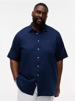 Tommy Hilfiger Linen Shirt (MW0MW44062) carbon navy
