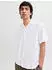Jack & Jones JJESUMMER LINEN BLEND RESORT SHIRT SS SN Kurzarmhemd Relaxed Fit (12289191) weiß