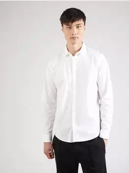 Scotch & Soda Slim Fit Hemd mit Kentkragen (179185) bright white