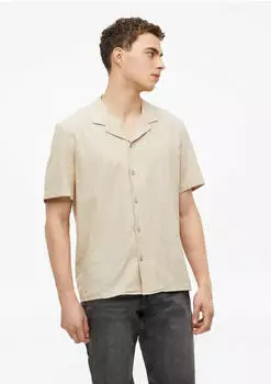 s.Oliver Kurzarmhemd Resort Fit mit Knopfleiste (2179119) braun