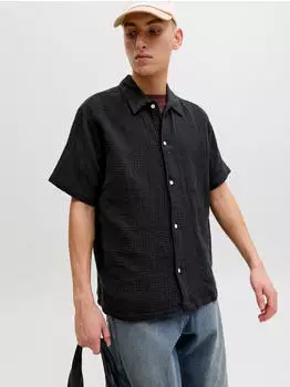 Jack & Jones JORNANTUCKET Hemd Comfort Fit (37578365) schwarz