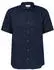 s.Oliver Leinenhemd Kurzarm Regular Fit mit Kentkragen (2176474) navy