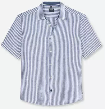 OLYMP Casual Leinenhemd Kurzarm (27580166) royal