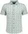 Ragman Shirt Allover Print Modern Fit (5243598) blau antra