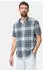 Camel Active Kurzarm-Karohemd mit Button-Down-Kragen (409272-7S72) indigo blau
