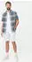 Camel Active Kurzarm-Karohemd mit Button-Down-Kragen (409272-7S72) indigo blau