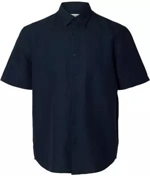 Selected RLXCLAY Relaxed Fit Freizeithemd sky captain