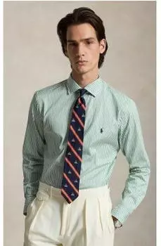 Polo Ralph Lauren Custom-Fit Popelinehemd mit Streifen (100093183) green