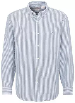 Levi's Authentic Button Down Long Sleeve Shirt Waylon Stripe (A7210) true blue