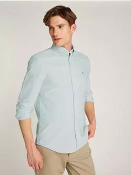 Tommy Hilfiger Heritage Oxford Stripe RF Shirt (MW0MW36238) nouveau green white