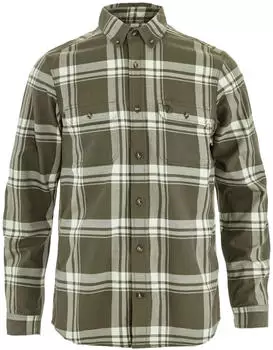 Fj&auml;llr&auml;ven &Ouml;vik Lite Flannel Shirt M (F12600311) laurel green/chalk white