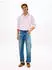 Tommy Hilfiger TH Flex Regular Fit Stripe Poplin Shirt (MW0MW42440) classic pink/white