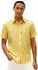 Tommy Hilfiger Linen Blend Solid S/S Shirt Regular Fit (MW0MW42450) citronella