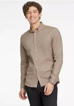 Lindbergh Oxford-Hemd (44624926) mid stone mix