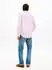 Tommy Hilfiger Regular Fit Bengal Stripe Pure Linen Shirt (MW0MW42400) pink/white