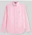 Tommy Hilfiger Regular Fit Bengal Stripe Pure Linen Shirt (MW0MW42400) orange flash/stripe