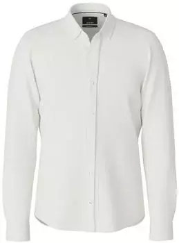 Joop! MIKE Regular Fit Hemd mit Leinen (30103186) weiß