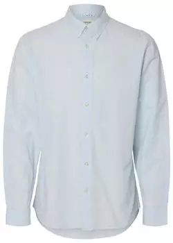 Selected SLHSLIMSUN LS Shirt Classic D Langarmhemd Slim Fit (94143644) skyway detail:mixed with weiß