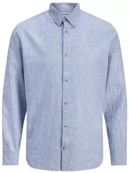 Jack & Jones Summer Linen Blend Shirt Regular Fit (12289174) infinity stripes