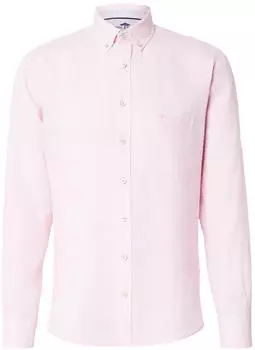 Fynch-Hatton Langarmhemd Regular Fit mit Struktur-Print (16136000) magnolia