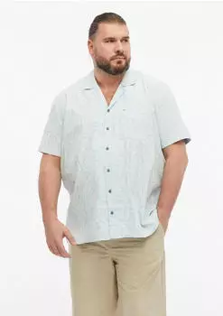 s.Oliver Kurzarmhemd Resort Fit mit Knopfleiste (2178853) blau