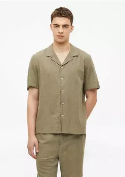 s.Oliver Kurzarmhemd Resort Fit mit Knopfleiste (2179119) oliv