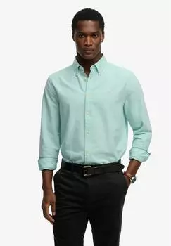 Superdry Classic Oxford Langarmhemd (M4011100A-J8N) spearmint light green chambray