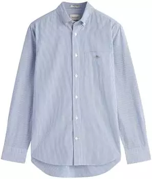 GANT Regular Fit Poplin Banker Shirt (3000140) college blau