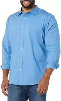 Amazon Essentials Stretch Poplin Hemd Slim Fit (AEM20106SS22) hellblau