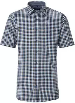 CASAMODA Casual Hemd Modern Fit Kurzarm Kent blau