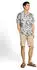 Tom Tailor Regular Fit Resort Kurzarmhemd aus Viskose (1050943) royalblau/grün/rot/offwhite