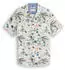 Tom Tailor Regular Fit Resort Kurzarmhemd aus Viskose (1050943) royalblau/grün/rot/offwhite