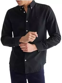 Wrangler Oxford Shirt Regular Fit schwarz