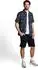 Tom Tailor Regular Fit Kurzarmhemd mit Muster (1050944009) navy irregular design