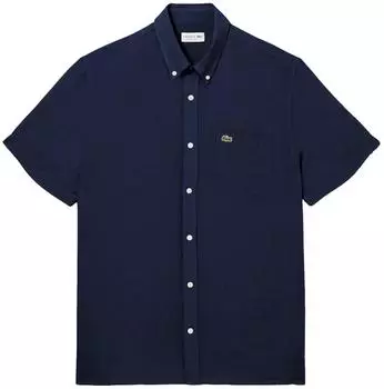 Lacoste CH5699 Regular Fit Kurzarmhemd blau