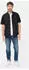 Camel Active Kurzarmhemd aus Leinenmix Button-Down Regular Fit (409256-7S56) dunkelblau
