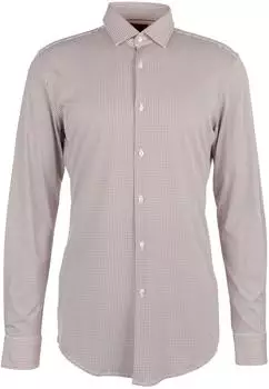 HUGO Kenno Slim Fit Businesshemd mit Kentkragen (50566332) rot