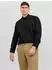 Jack & Jones JJJOE Shirt LS Plain PLS Langarmhemd (12200623) schwarz