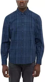 MUSTANG Elmore Langarmhemd blau 12933