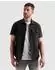 PME Legend Kurzarmhemd Regular Fit graphite/blau