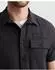 PME Legend Kurzarmhemd Regular Fit graphite/blau