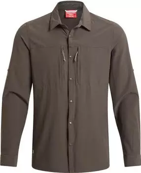Craghoppers Herren NosiLife Pro Langarmshirt V woodland green
