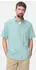 Camel Active Kurzarmhemd aus Leinenmix Button-Down Regular Fit (409256-7S56) ozeangrün