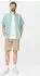 Camel Active Kurzarmhemd aus Leinenmix Button-Down Regular Fit (409256-7S56) ozeangrün
