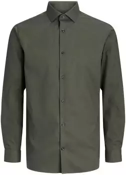 Jack & Jones JPRBLAPARKER Slim Fit Langarmhemd (12227385) forest night