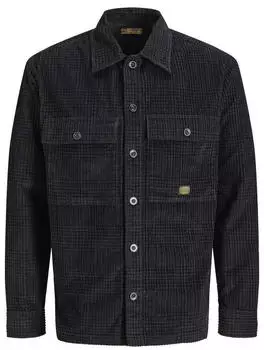Jack & Jones Hemd Comfort Fit Langarm schwarz