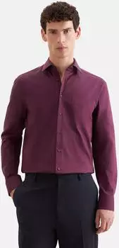 Seidensticker Comfort Flanellhemd Uni Rot (01.852299-0048- )